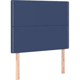 vidaXL Boxspringbett 100 x 200 cm Blau