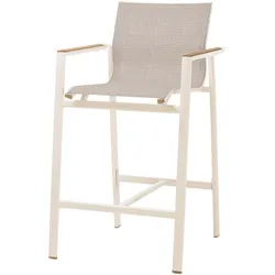 BEST Barstuhl RHODOS, Aluminium Sand / Ergotex Sand