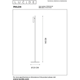 LUCIDE Philon 79781/05/30 Schwarz