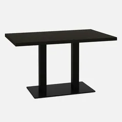 BIG Möbel GmbH Bistrotisch 120x80 cm | Wenge | Gusseisen Gestell