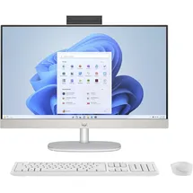 HP AIO 24-cr0015nw i3-N300 23.8 FHD AG IPS 8GB DDR4 3200 SSD256 Intel UHD Graphics Win11 2Y Shell Wh (Intel Core i3-N300, 8 GB, 256 GB), PC, Weiss