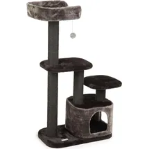 beeztees Poronti Kratzbaum 60 x 40 x 115 cm schwarz-grau