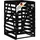 deluke Mülltonnenbox BOUMI 84 x 90 x 128,5 cm schwarz