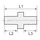Riegler Doppelgewindenippel R 2 a./R 2 1/2 a. Schlauchverbinder