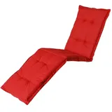 MADISON N.Y Liegenauflage Basic 200 x 65 cm Rot