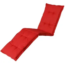 MADISON N.Y Liegenauflage Basic 200 x 65 cm Rot