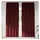 vidaXL Verdunkelungsvorhänge 2 pcs Weinrot 140 x 260 cm Samt