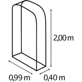 Vitavia Lignum 401 99 x 200 cm grau hochformat