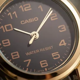 Casio Collection LTP-V001GL-1BUDF Damenuhr - Braun/Gold/Schwarz