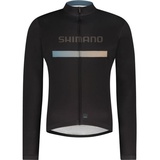 Shimano VERTEX Long Sleeves Jersey Printed, Black