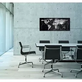 Sigel Glas-Magnettafel 130 x 55 cm Schwarz