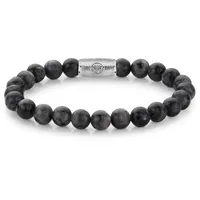 Rebel & Rose RR-80026-S Herren-Armband Grey Seduction 8 mm,