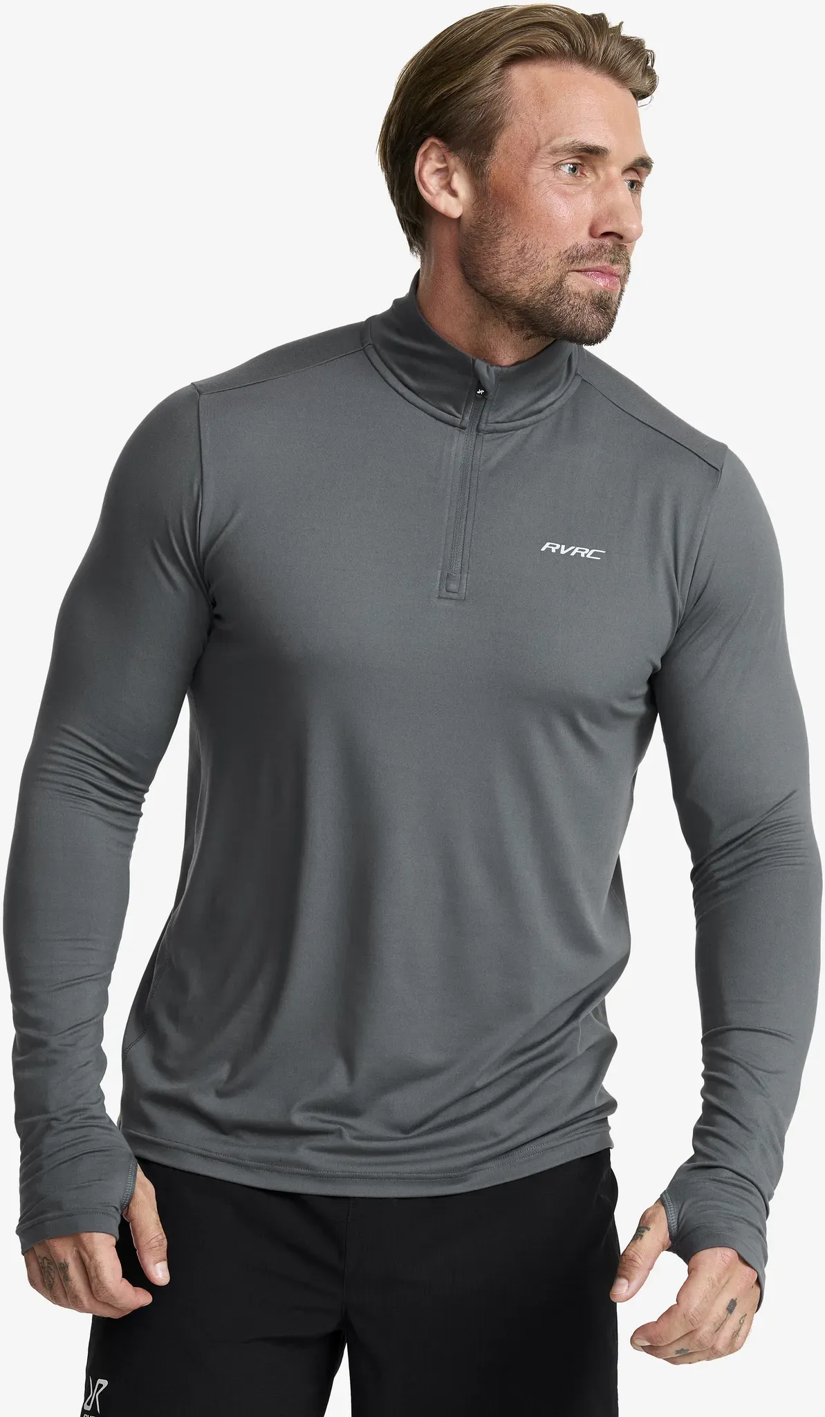 Impulse Half-zip Top Herren Turbulence Blue, Größe:4XL - Herren > Oberteile > Long-sleeve-shirts - Blau