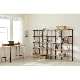 Möbilia Schreibtisch Alfa Braun