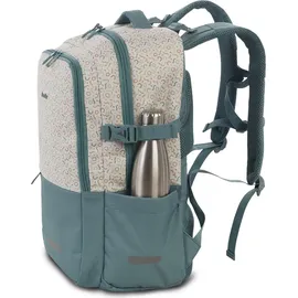 BESTWAY Cube Reiserucksack Türkis/Natur
