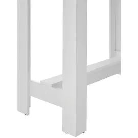 Stella Trading Bartisch Modesto 50 x 103 x 115 cm Grau/Weiß