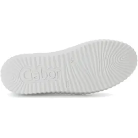 Gabor Leder-Sneakers in Weiß - 40