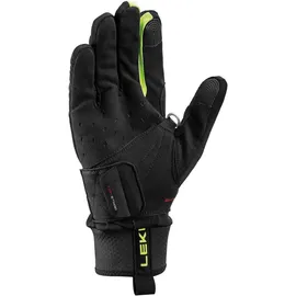 Leki PRC Shark Skihandschuhe Schwarz/Gelb 9,5