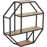 Actona Wandregal 77 x 77 x 20 cm Beige