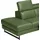 Egoitaliano Ecksofa "Candice, elegant, edel und bequem, erstklassiger Sitzkomfort, L-Form", grün (sprite), B:278cm H:100cm T:221cm, Leder »CAREZZA« (Rindsleder). Halbnarbiges Naturleder mit einer Dicke von 1, 2-1, 4 mm.
