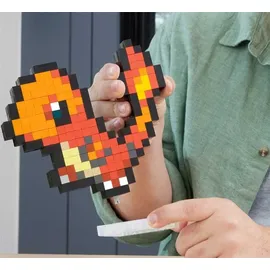 Mega Construx Pokémon Glumanda Pixel Art 23cm - Orange/Rot