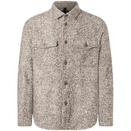 Maerz Muenchen Hemd beige / weiß M-L