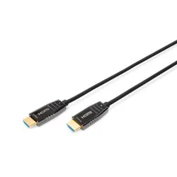 DIGITUS HDMI AOC Hybrid Glasfaser Anschlusskabel 10m