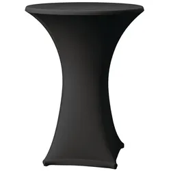 Tischhusse Für Stehtische Samba Schwarz 85Cm