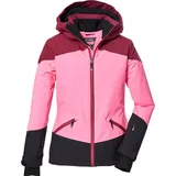 KILLTEC Mädchen Skijacke wasserdicht/Funktionsjacke mit Kapuze und Schneefang KSW 151 GRLS SKI JCKT, hell neon pink, 176,