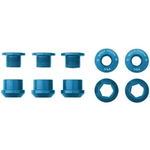 Wolf Tooth Kettenblattschrauben 6 mm Blue