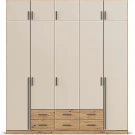 Rauch Wäscheschrank GAMMA 226 x 248 x 54 cm Eiche artisan/Champagner
