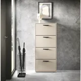 HBZ Sam Schuhschrank 59 x 136 x 17 cm beige / matt