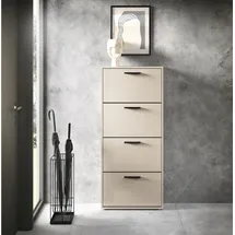 HBZ Sam Schuhschrank 59 x 136 x 17 cm beige / matt