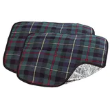 2er-Set alubeschichtetes Sitzkissen mit Kälte-Isolierung