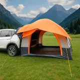 Pop-up-Zelt Vanit ME64 Wurfzelt Heckzelt Autozelt 1-2 Personen Camping orange - Orange