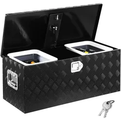 VEVOR Werkzeugkasten aus Aluminium für Ladeflächen von Pickups 899x370x370mm