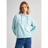 Pepe Jeans Sweatshirt »LANA HOODIE«, Gr. M, aqua blue, , 28897552-M