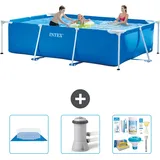 Rechteckiger Frame Pool - 300x200x75 Cm - 4-teilig  S21256