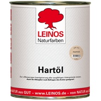 LEINOS Holzöl 750 ml | Hartöl Doppelweiß für Tische Möbel Arbeitsplatten | Teak Eiche Möbelöl für effektive Versiegelung und langanhaltenden Schutz im Innenbereich