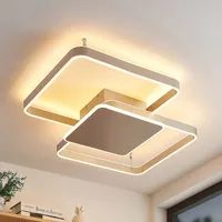 LUCANDE Kadira LED-Deckenlampe, 70 cm, nickel