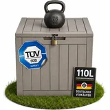 Kissenbox Gartenbox City Cube Terrassenbox Auflagenbox Kissentruhe 110L Ondis24