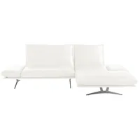 KOINOR Ecksofa Echtleder Francis ¦ weiß ¦ Maße (cm): B: 284 H: 93 T: 159.0