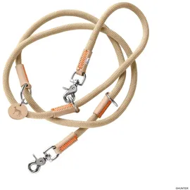 Hunter Verstellbare Führleine Malia 10/200, beige/natur