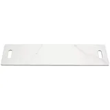 ELEMENTI Abdeckung für Feuerstelle Athen Keramik 105 x 28,8 x 1,2 cm Weiß