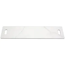 ELEMENTI Abdeckung für Feuerstelle Athen Keramik 105 x 28,8 x 1,2 cm Weiß