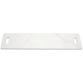 ELEMENTI Abdeckung für Feuerstelle Athen Keramik 105 x 28,8 x 1,2 cm Weiß