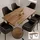 Mendler HWC-O61 160 x 75 x 90 cm Walnuss-Optik