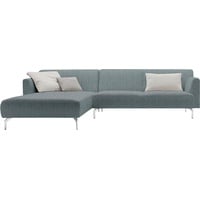hülsta sofa Ecksofa hs.446, in reduzierter Formsprache, Breite 317 cm blau