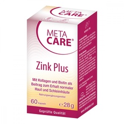 Meta Care Zink+ Kapseln