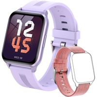 Smartwatch für Herren/Damen, Touchscreen-Uhr, wasserdicht, IP68, Smartwatch mit Schrittzähler, Herzfrequenzmesser, Bluetooth für Android/IOS